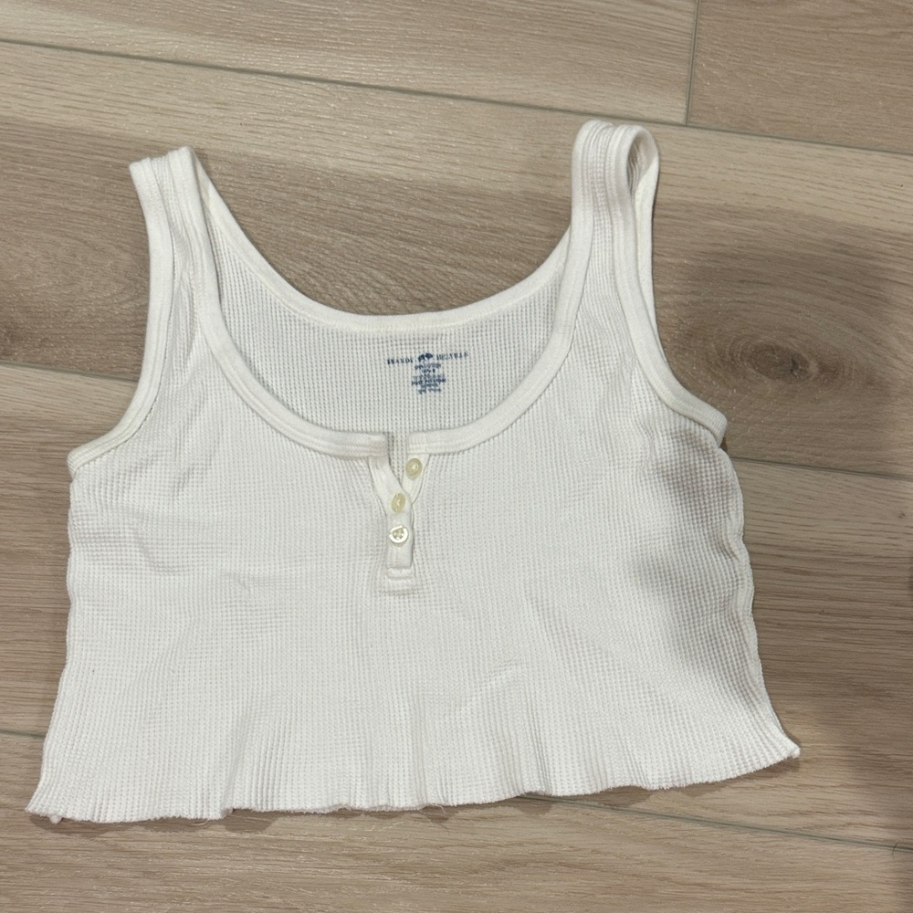 Brandy Melville vintage waffle cropped tank